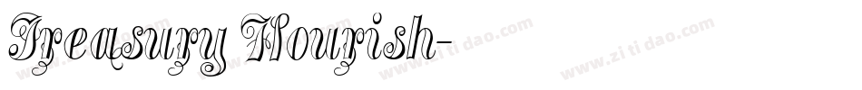 Treasury Flourish字体转换